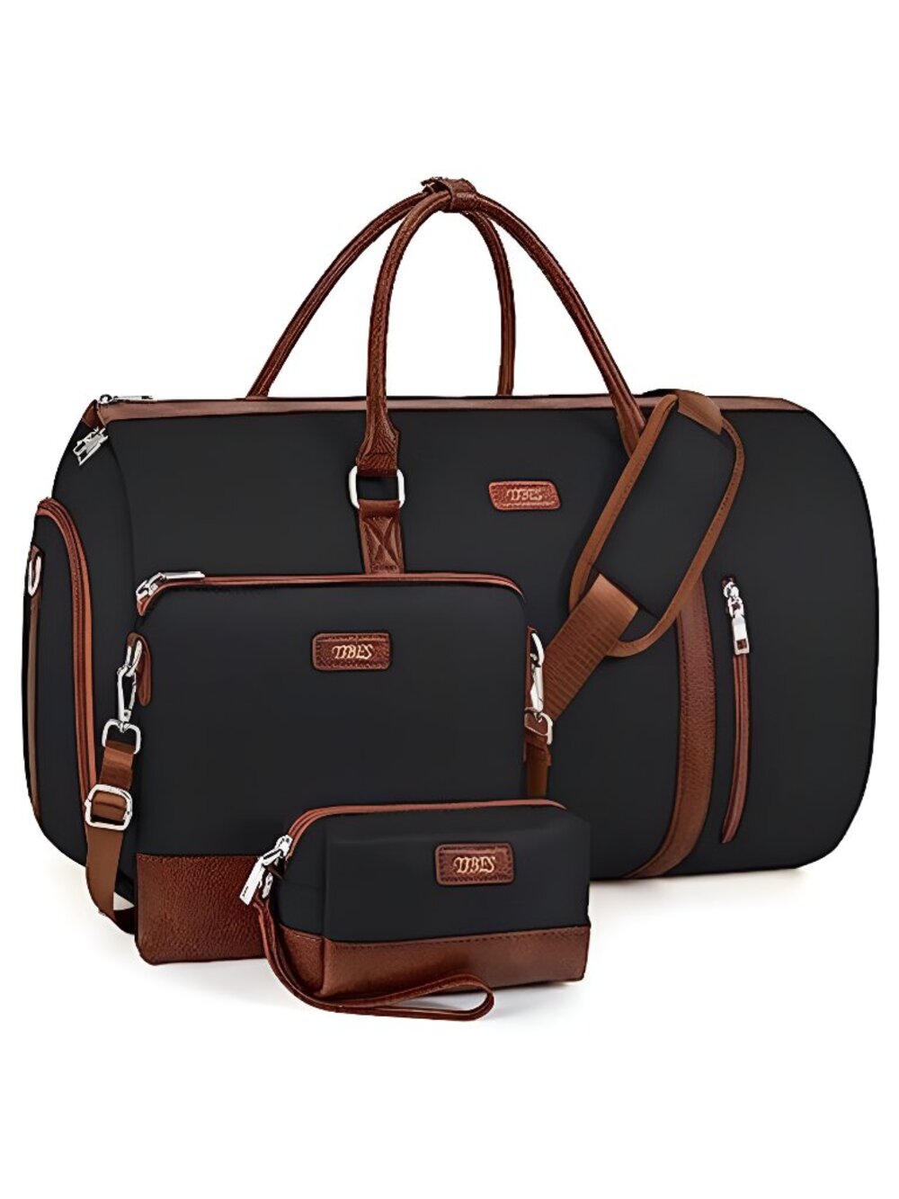 Convertible 2-in-1 Garment Bags for Travel, 50L Carry On Garment Duffle Bag